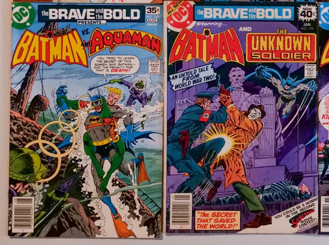 THE BRAVE AND THE BOLD SET - WITH DETECTIVE COMICS - 4