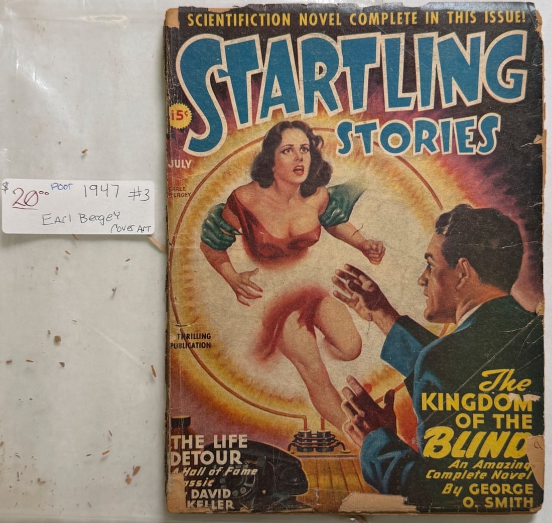 1947 STARTLING STORIES #3: 1947 STARTLING STORIES #3 WITH EARL BERGEY COVER ART