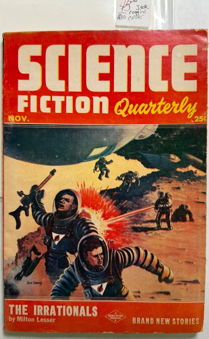 SCIENCE FICTION QUARTLERY WITH JACK COGGINS COVER: SCIENCE FICTION QUARTLERY WITH JACK COGGINS COVER