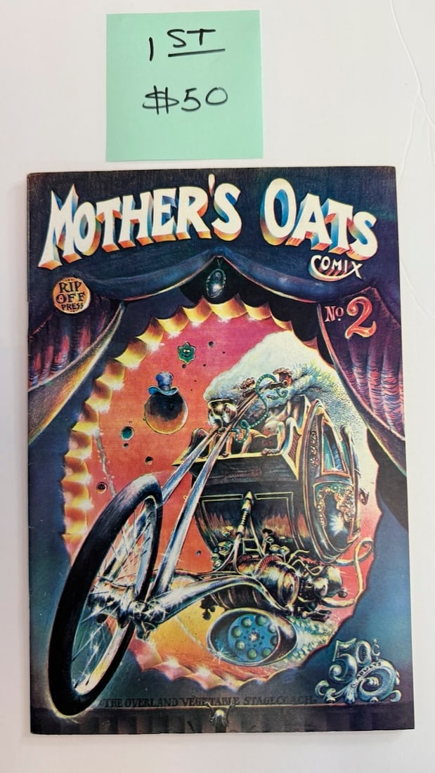 MOTHERS OATS #2 Underground Adult Comix: MOTHERS OATS #2 ADULT Underground Comix. 1st pressing