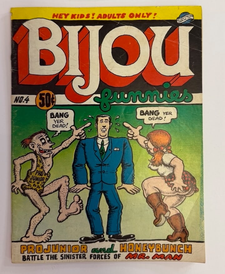 R. CRUMB BIJOU FUNNIES #4: R. CRUMB BIJOU FUNNIES #4. 1ST. 1970. ADULT Underground Comix