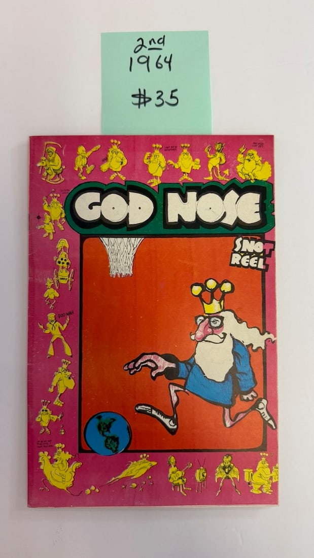 GOD NOSE #1 - Underground Adult Comix: GOD NOSE #1 - ADULT Underground Comix. 2nd.