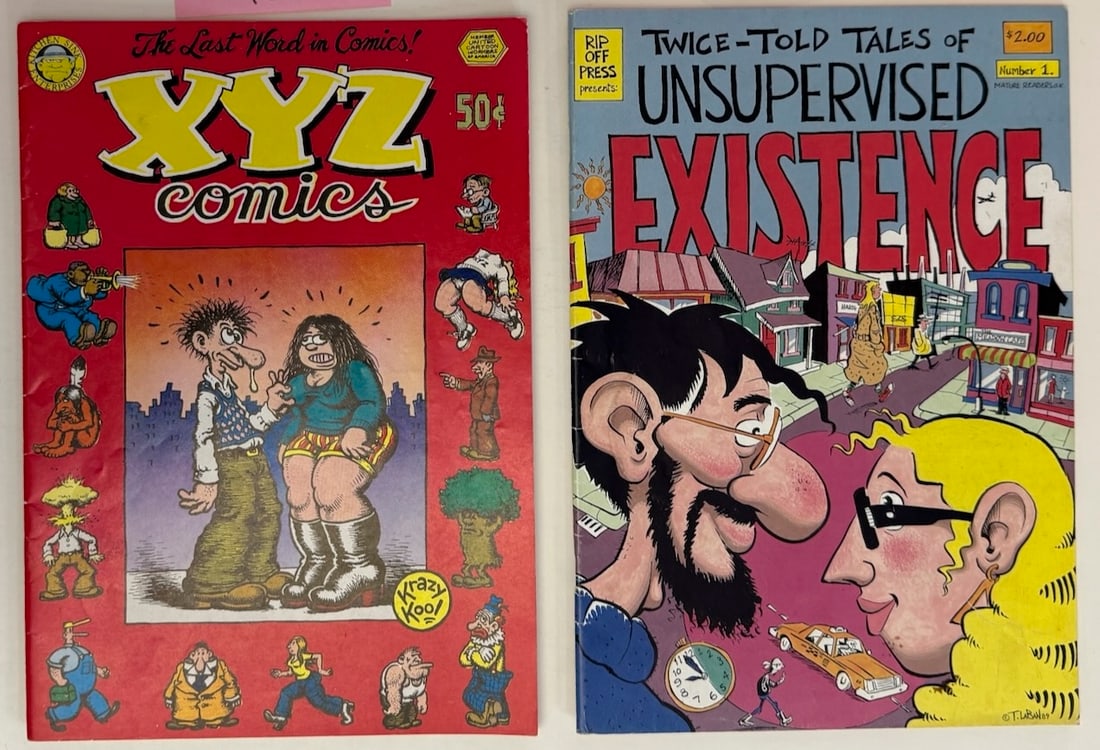 R. CRUMB XYZ COMICS #1 1ST PRINTING (1 of 2)