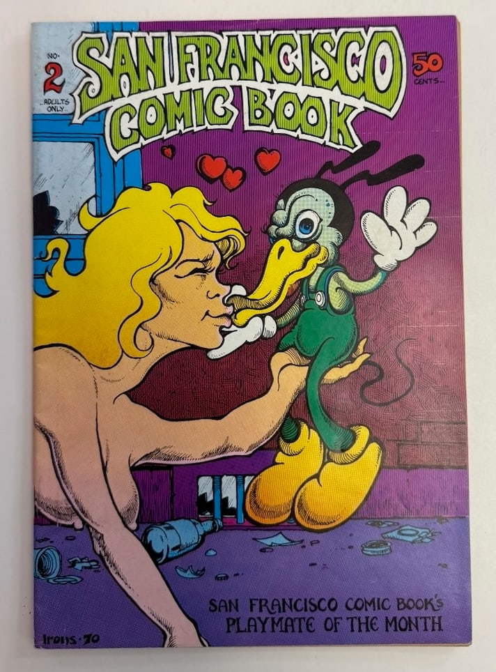GREG IRONS - RICK GRIFFIN - SAN FRANCISCO COMIC BOOK #2: GREG IRONS - RICK GRIFFIN - SAN FRANCISCO COMIC BOOK #2 - 1ST PRESSING - ADULT Underground Comix - PLAYMATE OF THE MONTH