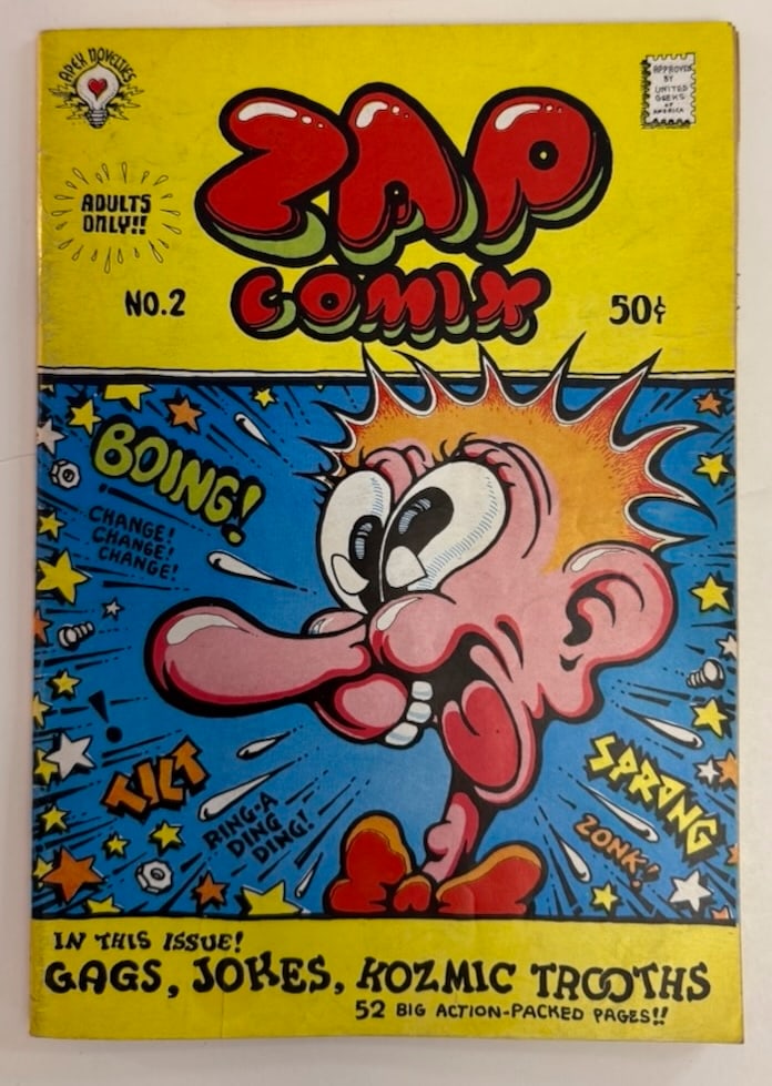 ZAP COMIX #2 - 2ND PRINTING: ZAP COMIX #2 - 2ND PRINTING ADULT Underground Comix