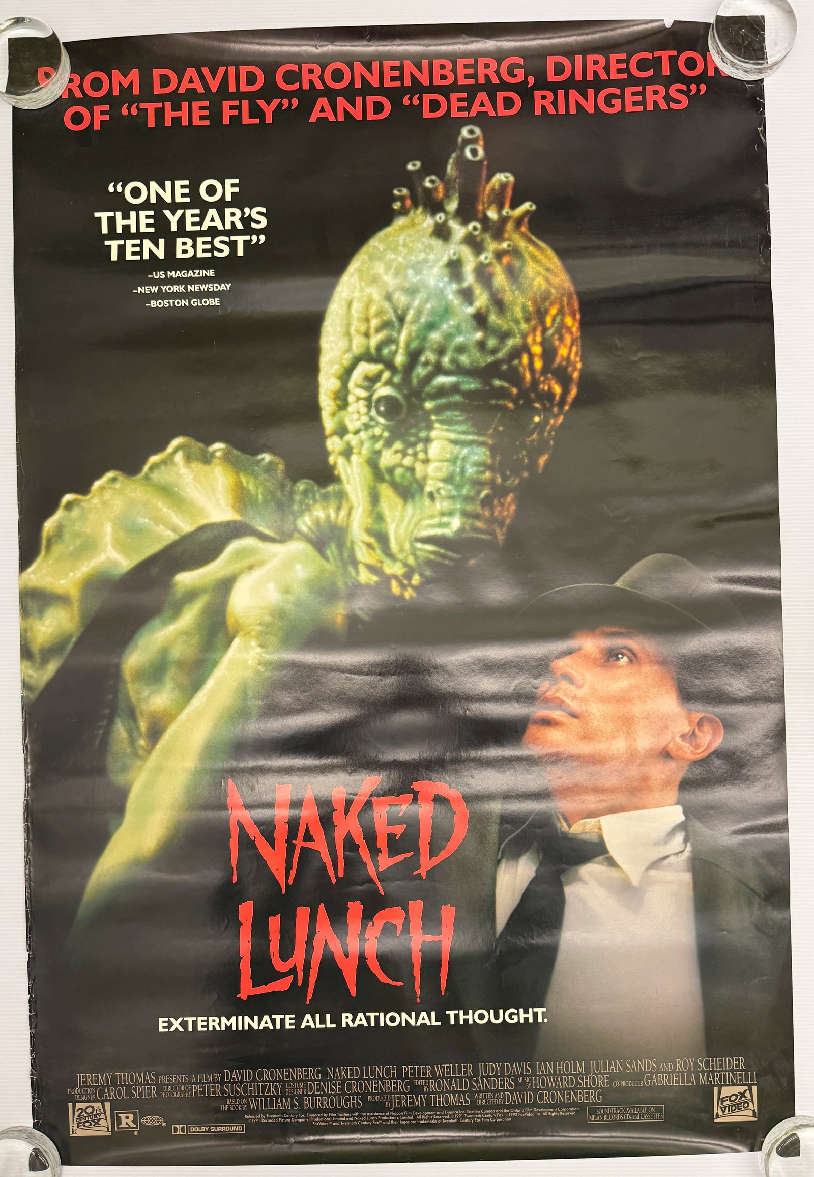NAKED LUNCH MOVIE POSTER (1 of 1)