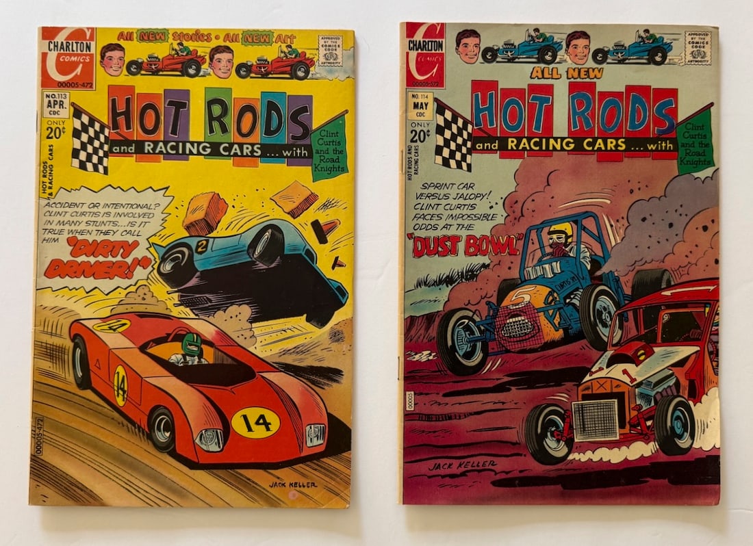 HOT RODS AND RACING CARS: HOT RODS AND RACING CARS #113 - #114
