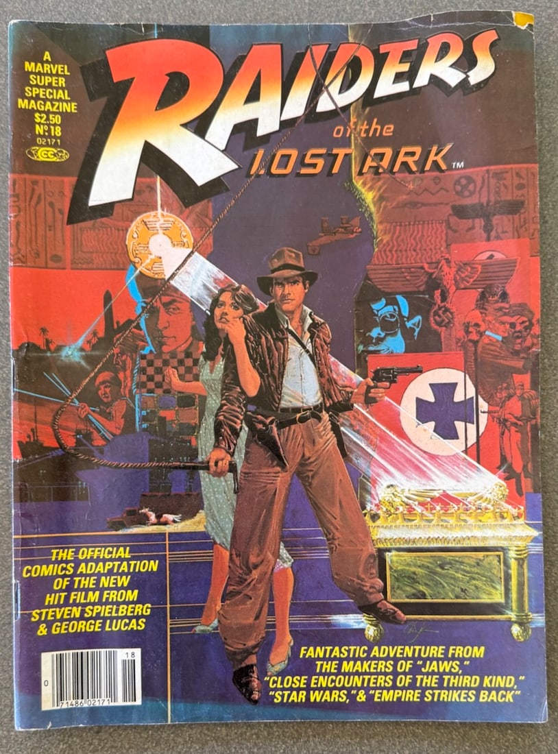 RAIDERS OF THE LOST ARK: RAIDERS OF THE LOST ARK. THE OFFICIAL COMICS ADAPTATION OF THE NEW HIT FILM FROM STEVEN SPIELBERG & GEORGE LUCAS - MARVEL SUPER SPEICAL #18