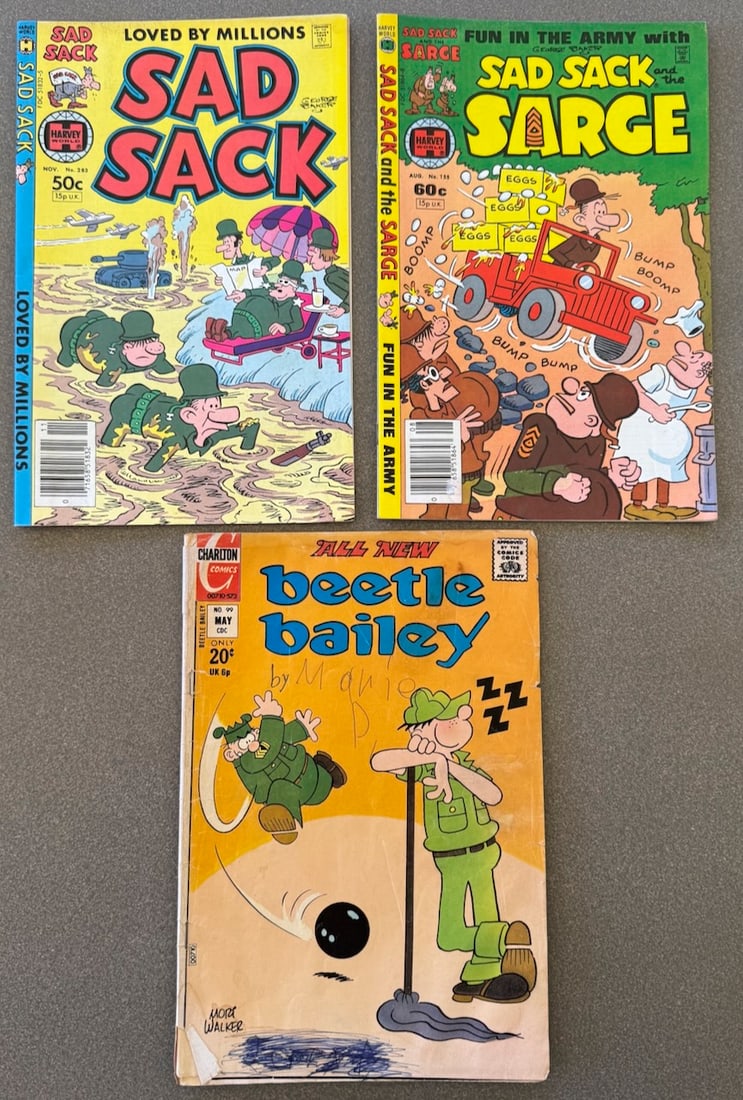 SAD SACK - SARGE - BEETLE BAILY (1 of 1)