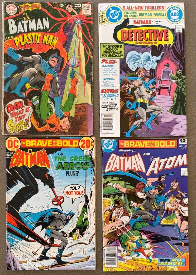 BRAVE AND BOLD BATMAN COMICS AND DETECTIVE COMICS (1 of 1)