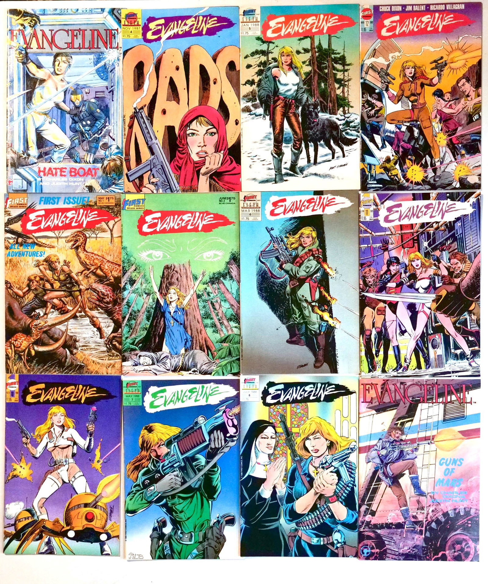 EVANGELINE #1 COMIC BOOK SET (1 of 3)
