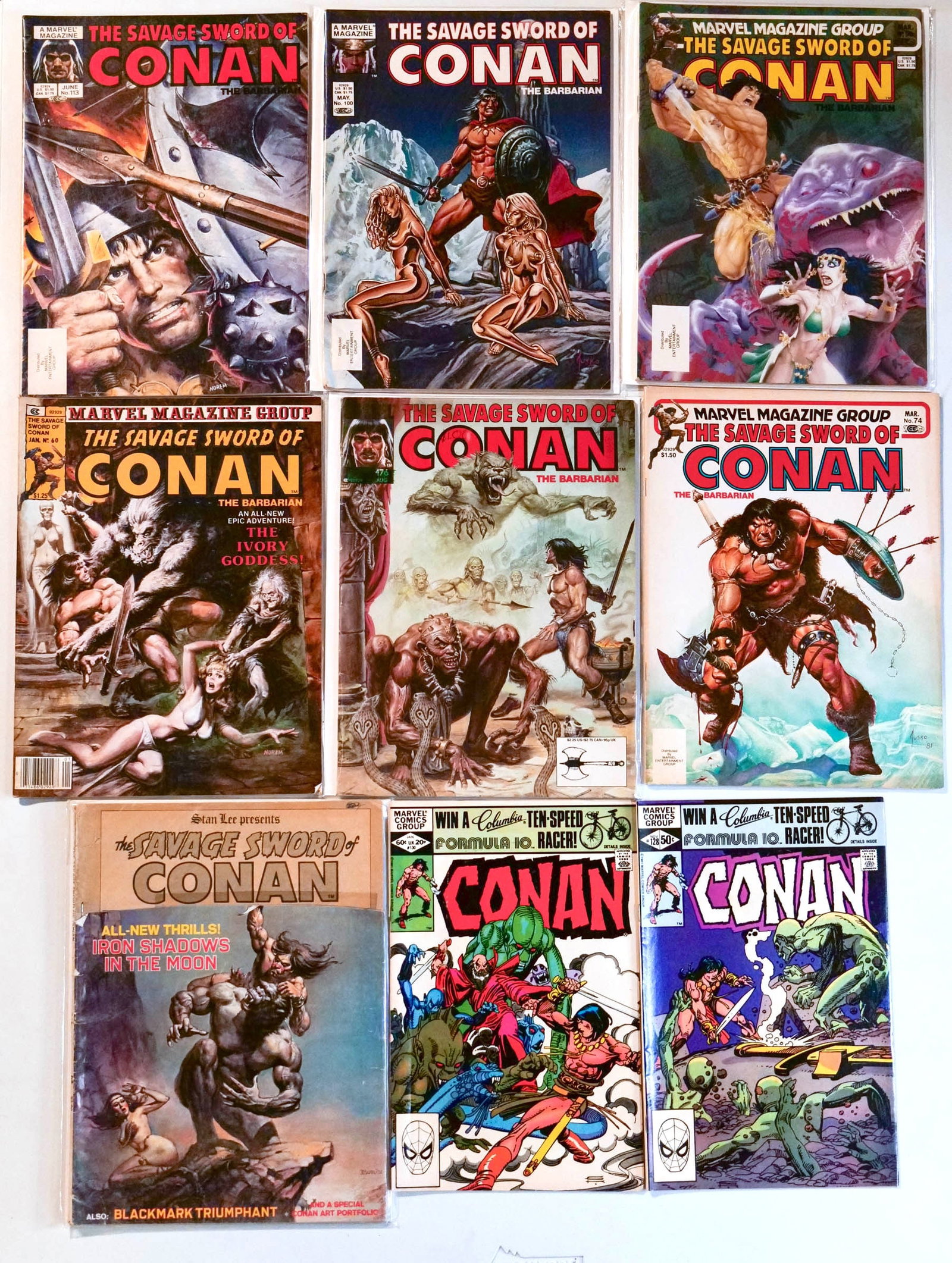 THE SAVAGE SWORD OF CONAN #100 AND MORE ! (1 of 3)