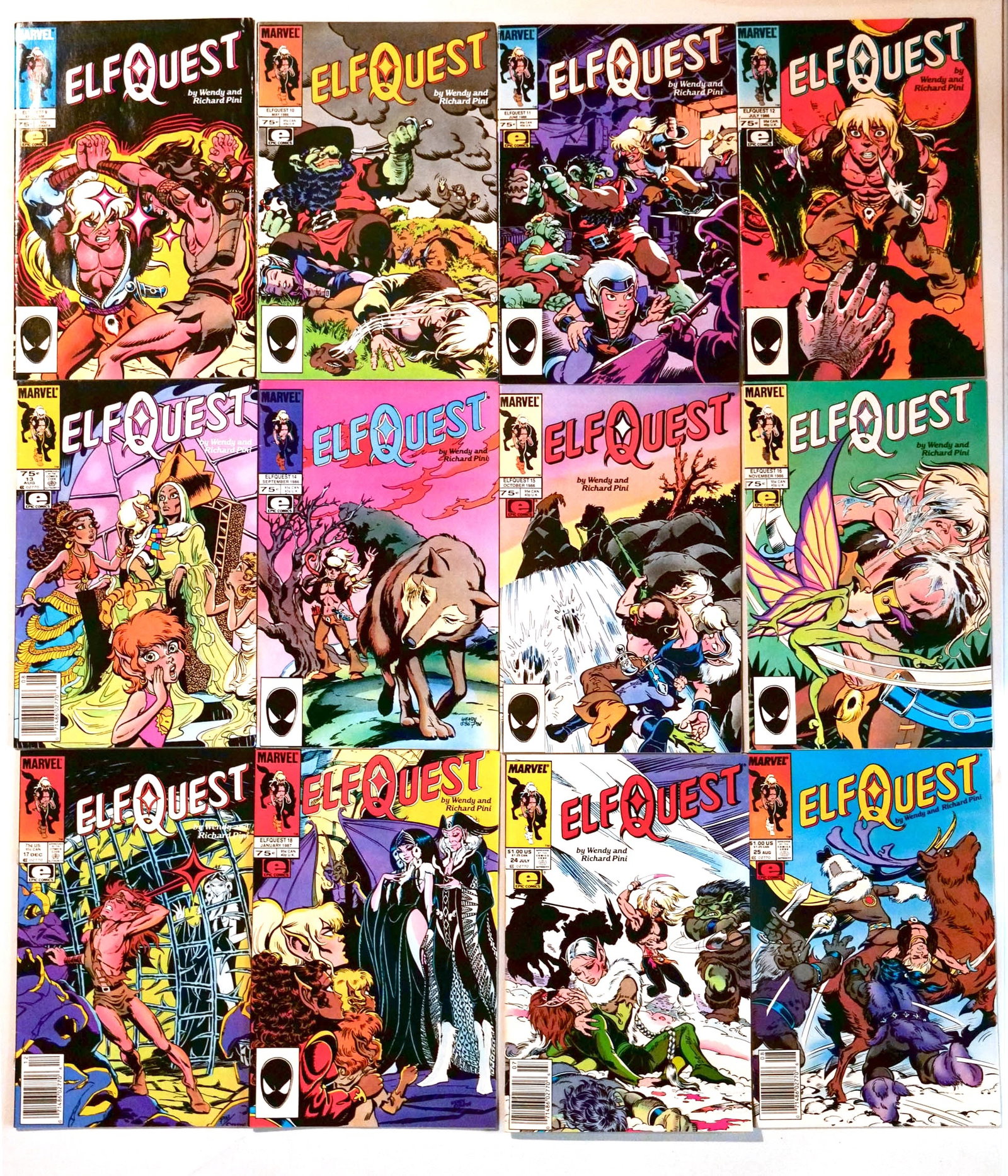 ELFQUEST #9-18 AND MORE !: ELFQUEST #9-18 AND MORE !