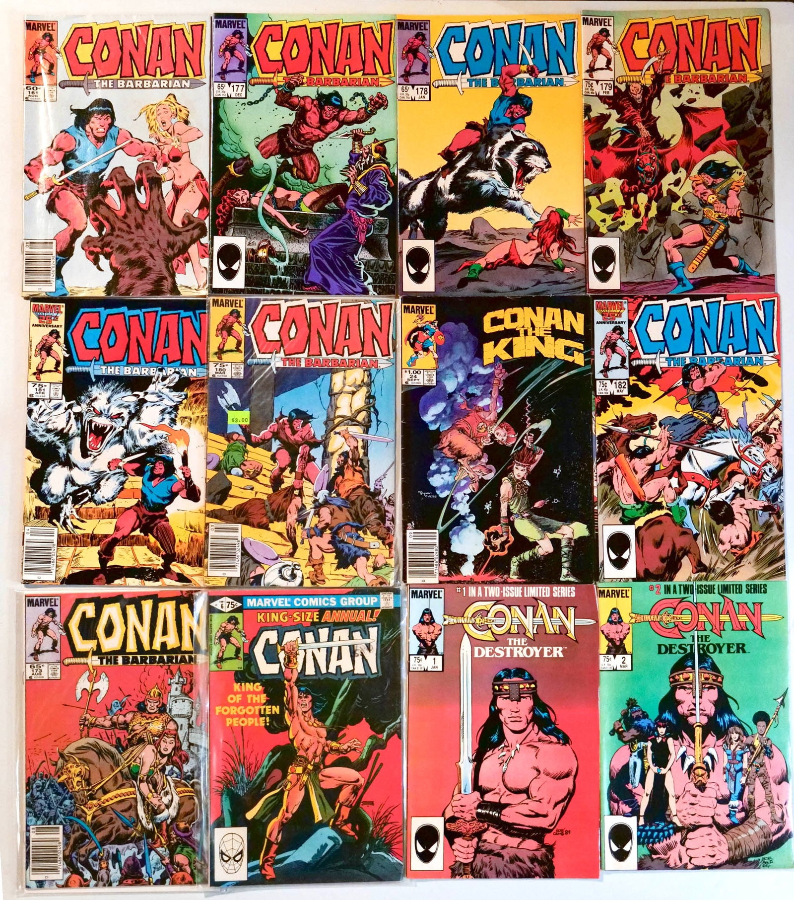 CONAN THE BARBARIAN - CONAN THE DESTROYER #1, #2 ! (1 of 3)
