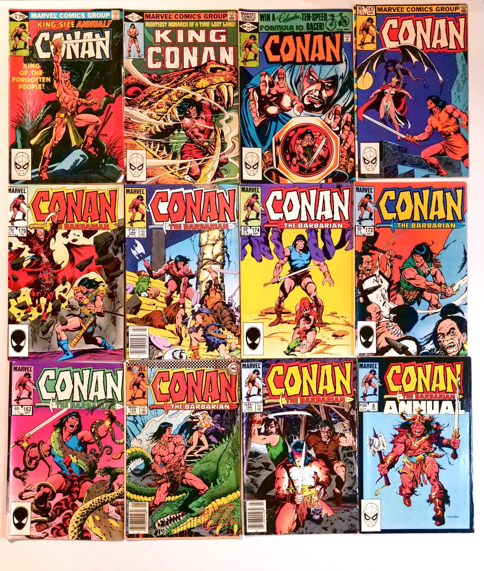 CONAN THE BARBARIAN COMIC SET WITH KING-SIZE ANNUAL #6 (1 of 4)