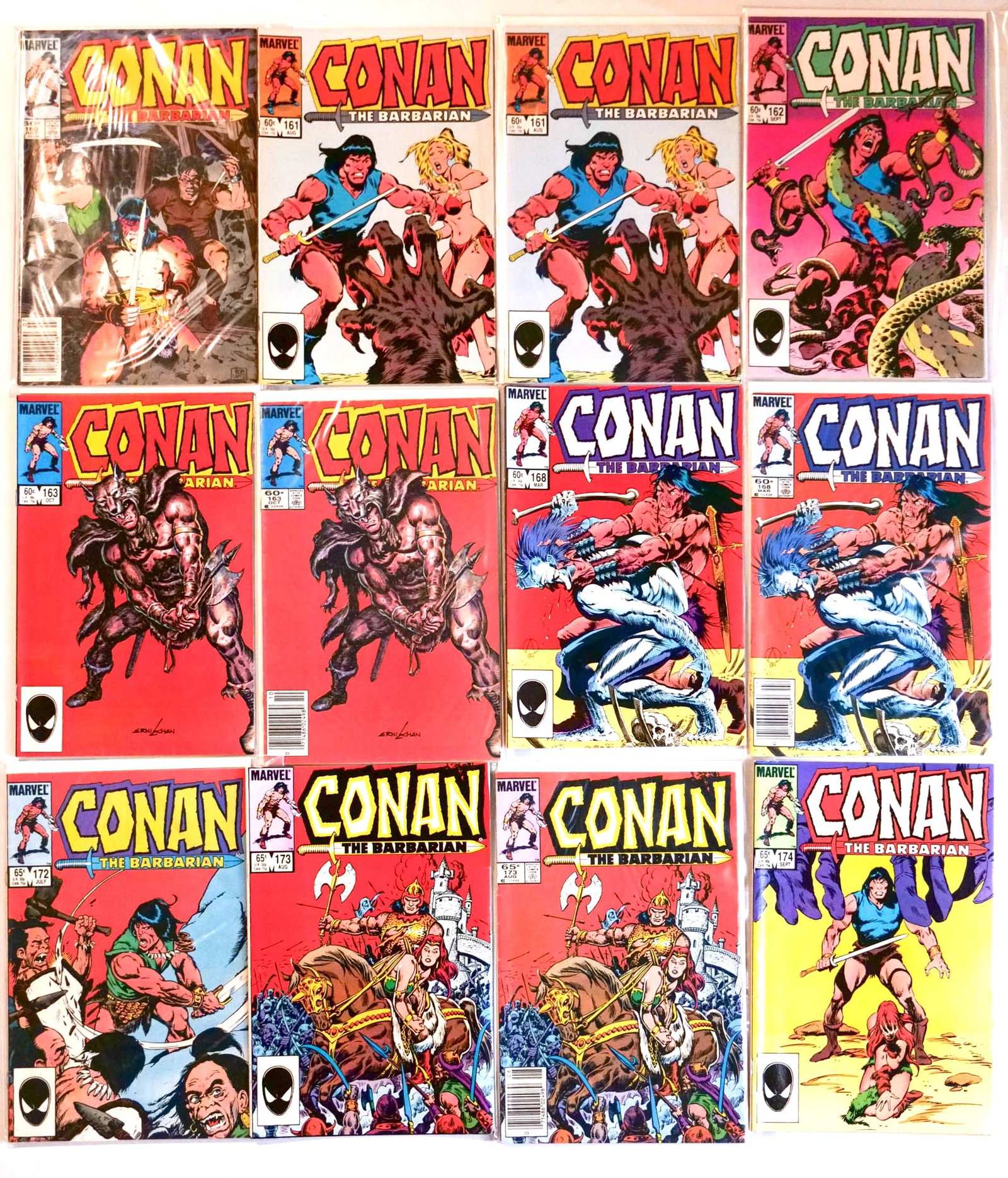 CONAN THE BARBARIAN COMIC SET WITH CONAN #161 AND MORE (1 of 3)