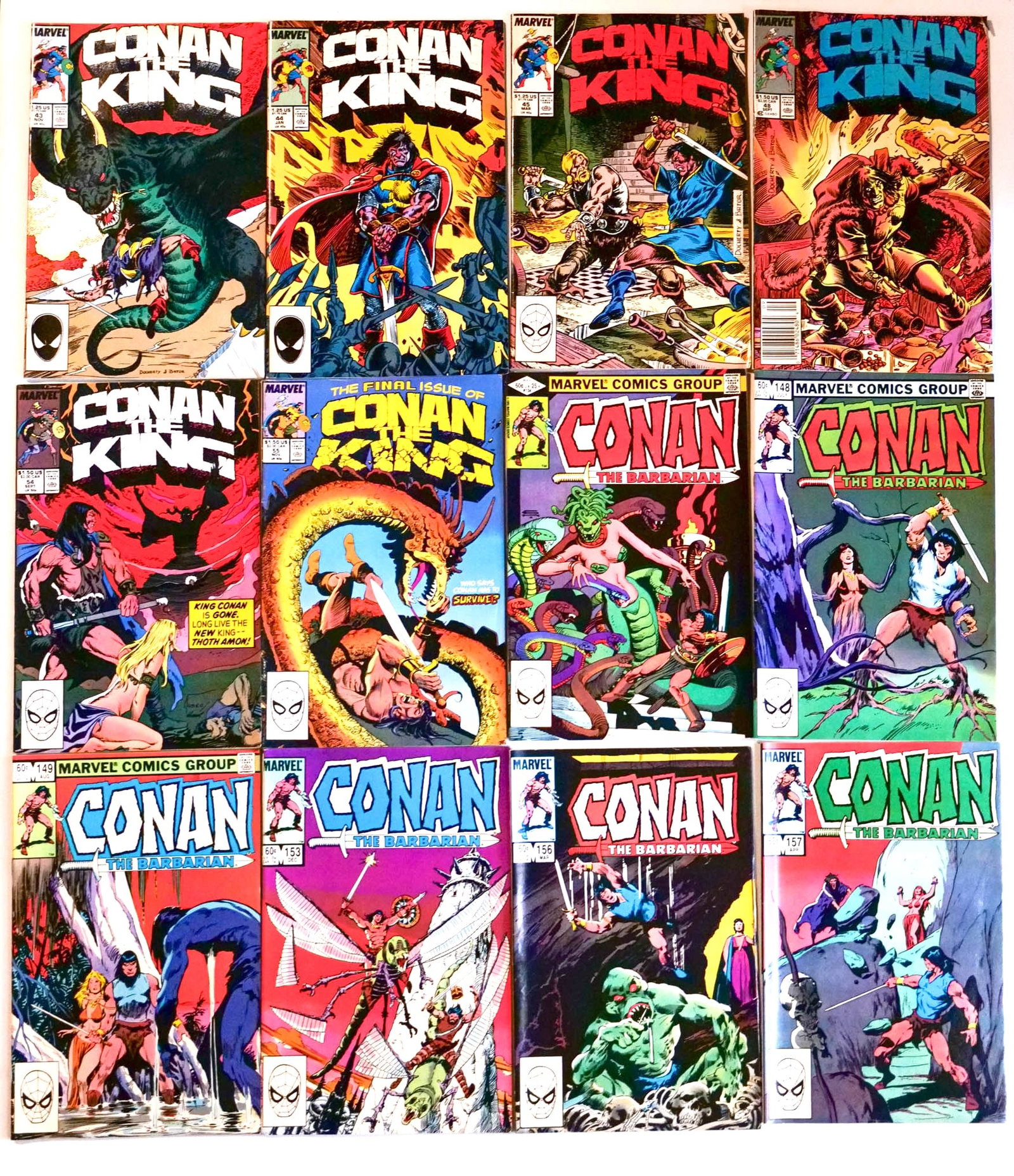 CONAN THE KING COMIC SET WITH CONAN THE BARBARIAN (1 of 1)