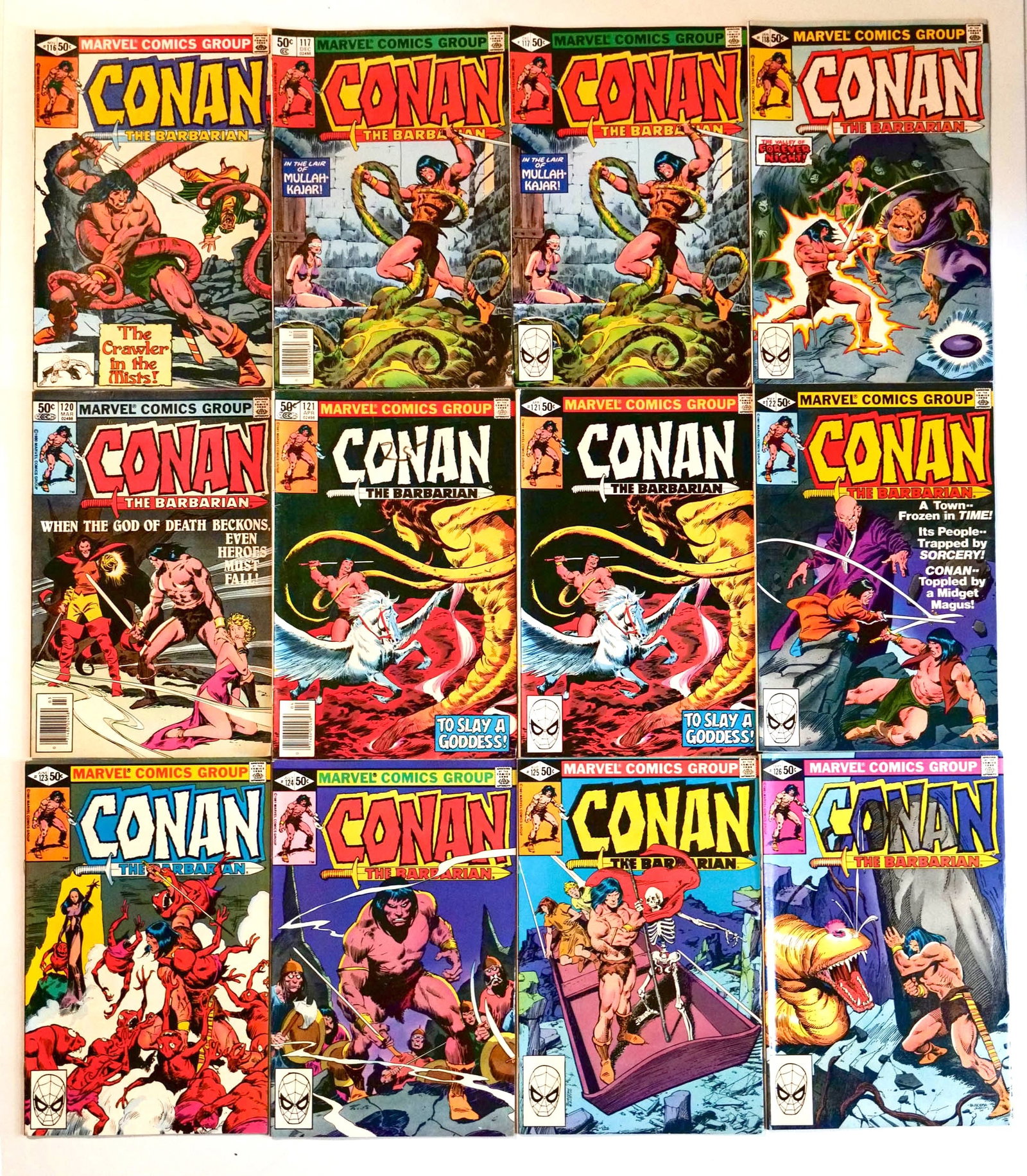 CONAN THE BARBARIAN SET WITH CONAN #120 AND MORE !: CONAN THE BARBARIAN SET WITH CONAN #120 AND MORE !