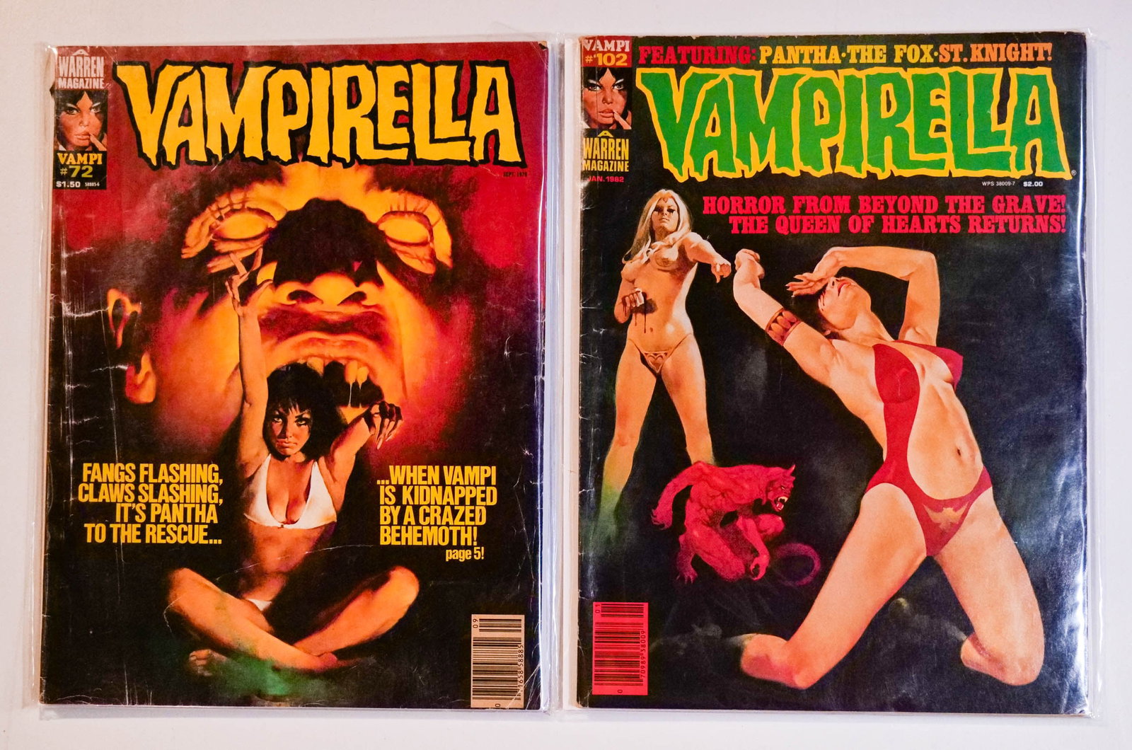 Vampirella Comics #72, #102