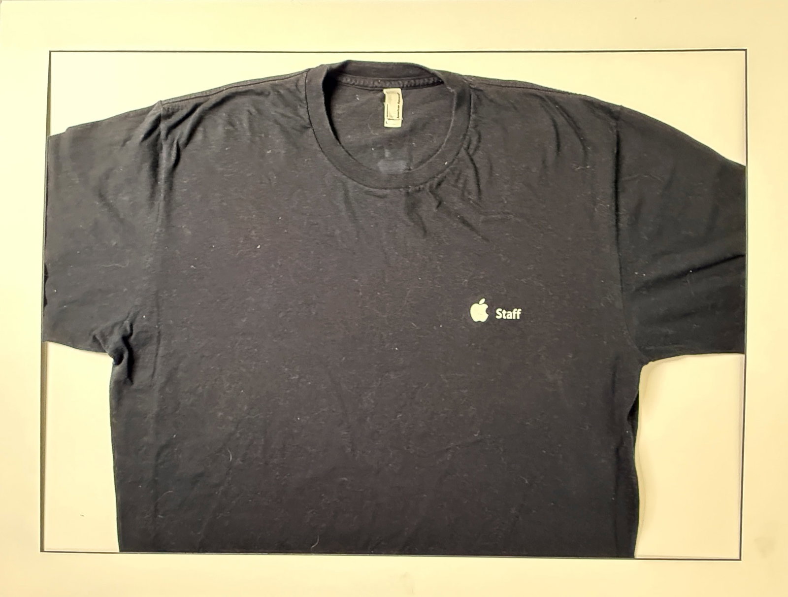 APPLE STAFF LONG SLEEVE LARGE T-SHIRT (1 of 4)