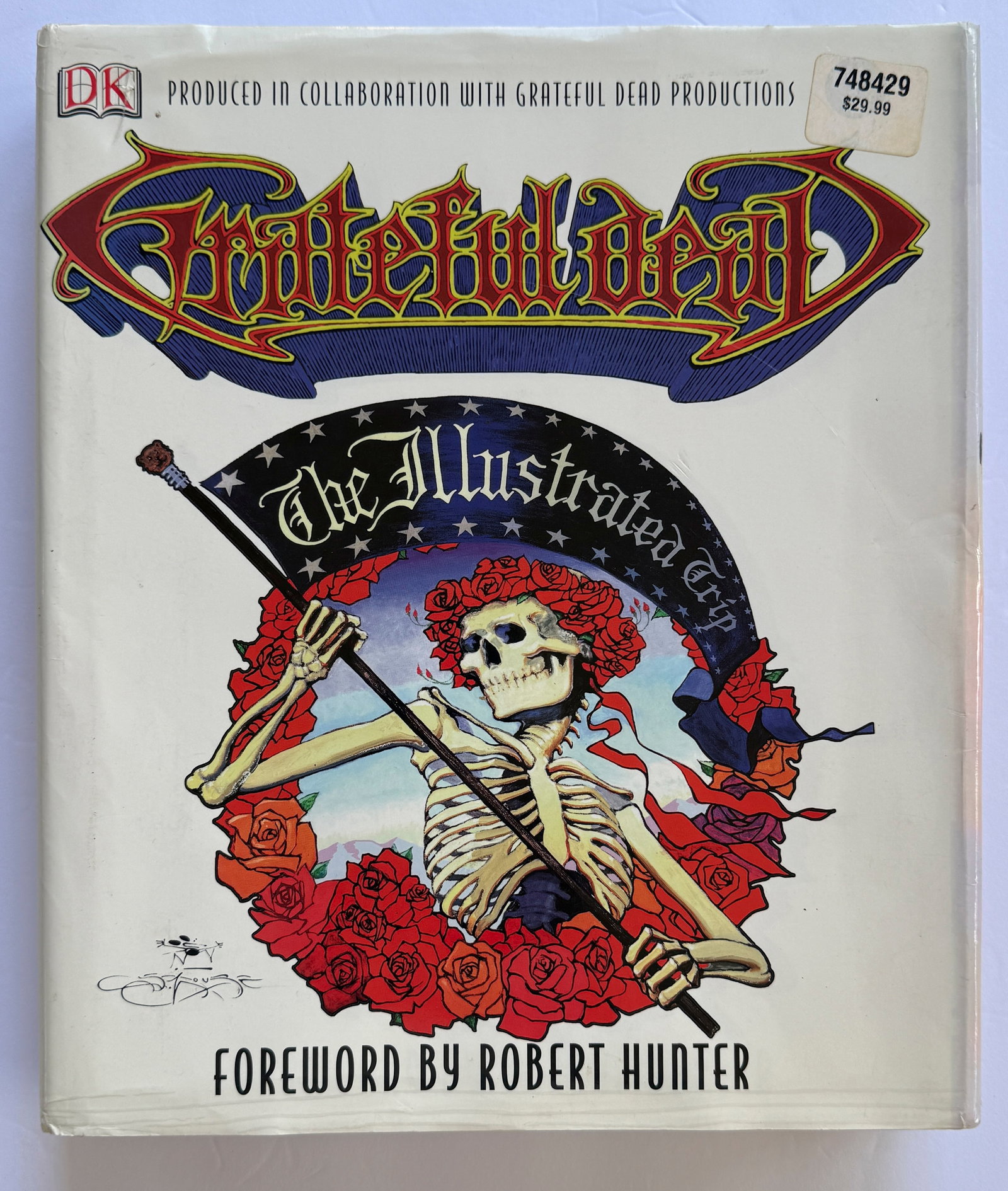 GRATEFUL DEAD - THE ILLUSTRATED TRIP - HARDCOVER COFFEE TABLE BOOK (1 of 8)