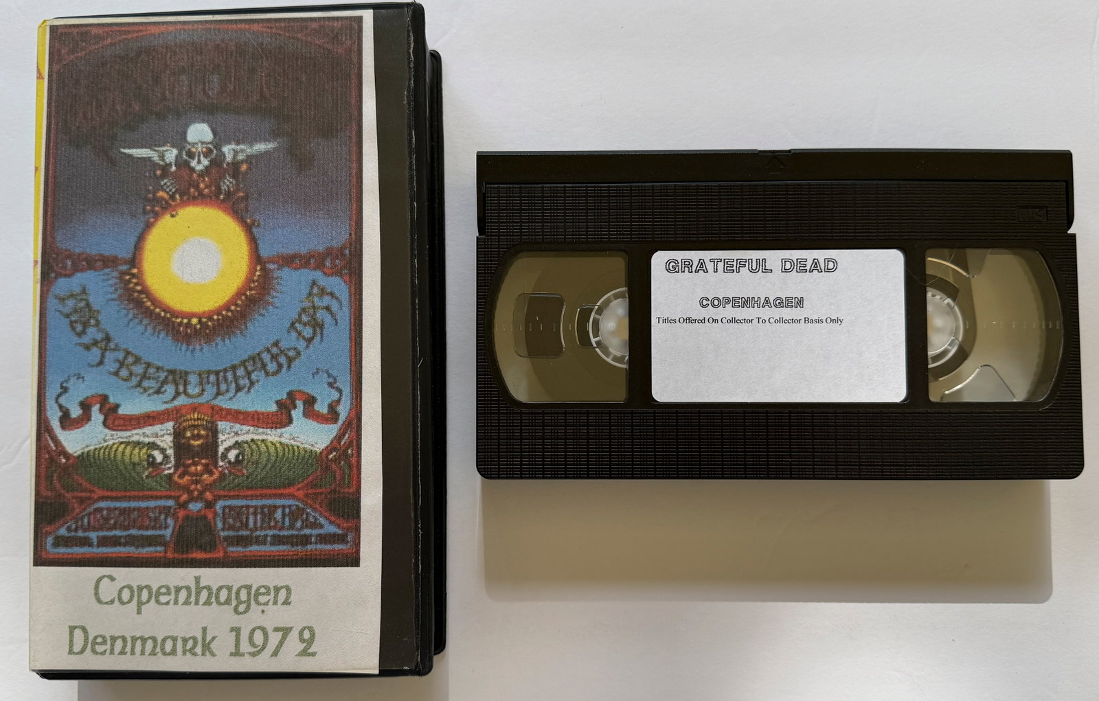 1972 BOOTLEG VHS - GRATEFUL DEAD IN DENMARK (1 of 2)
