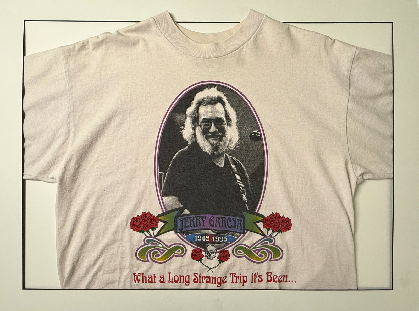 JERRY GARCIA LONG STRANGE TRIP VINTAGE MEMORIAM T-SHIRT (1 of 5)