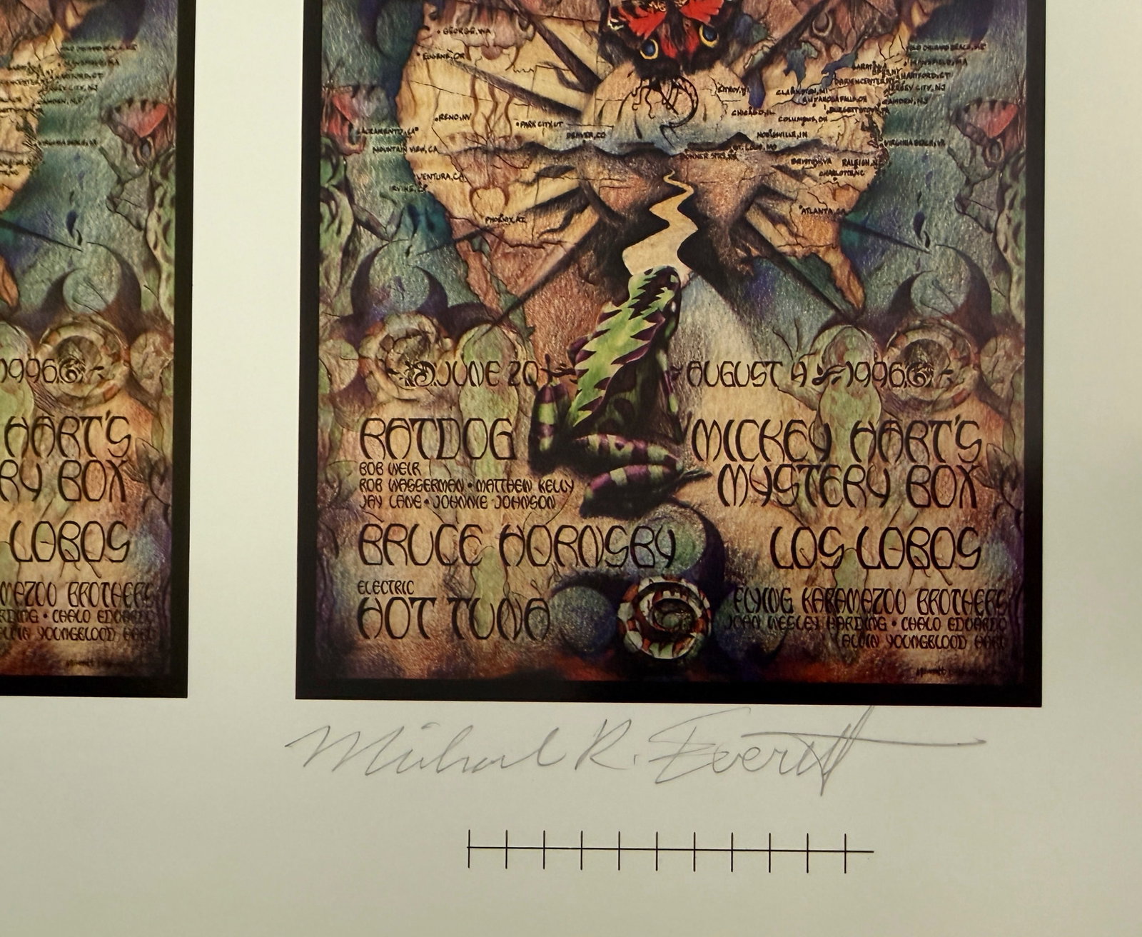FURTHER FESTIVAL ARTIST PROOF - UNCUT SHEET - 3