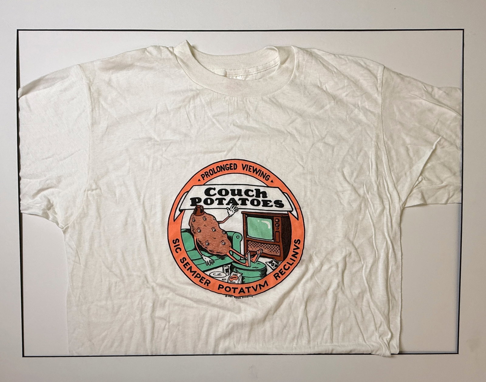 COUCH POTATOES 1982 ROBERT ARMSTRONG T-SHIRT (1 of 5)