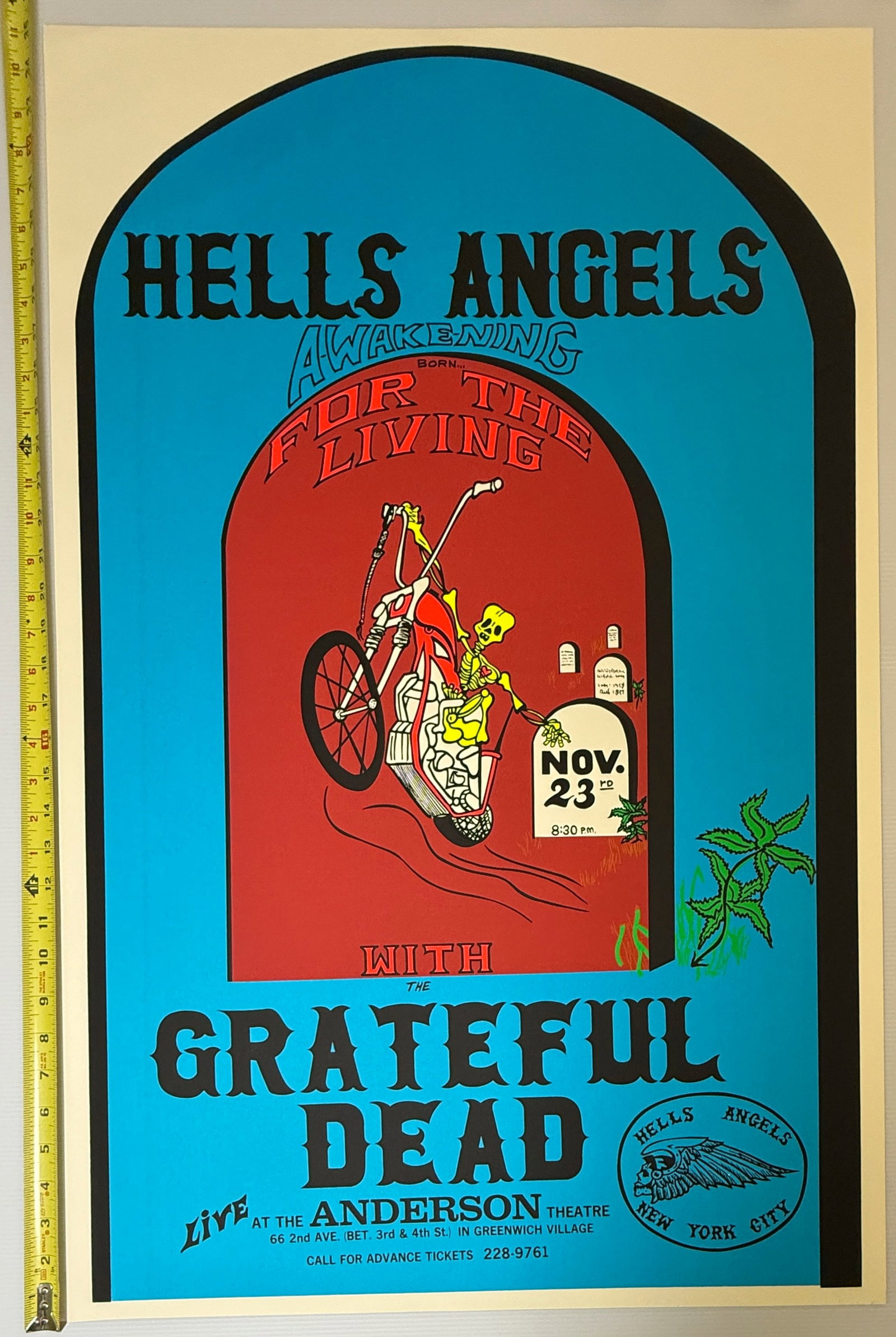 GRATEFUL DEAD - HELLS ANGELS - ANDERSON THEATER (1 of 4)