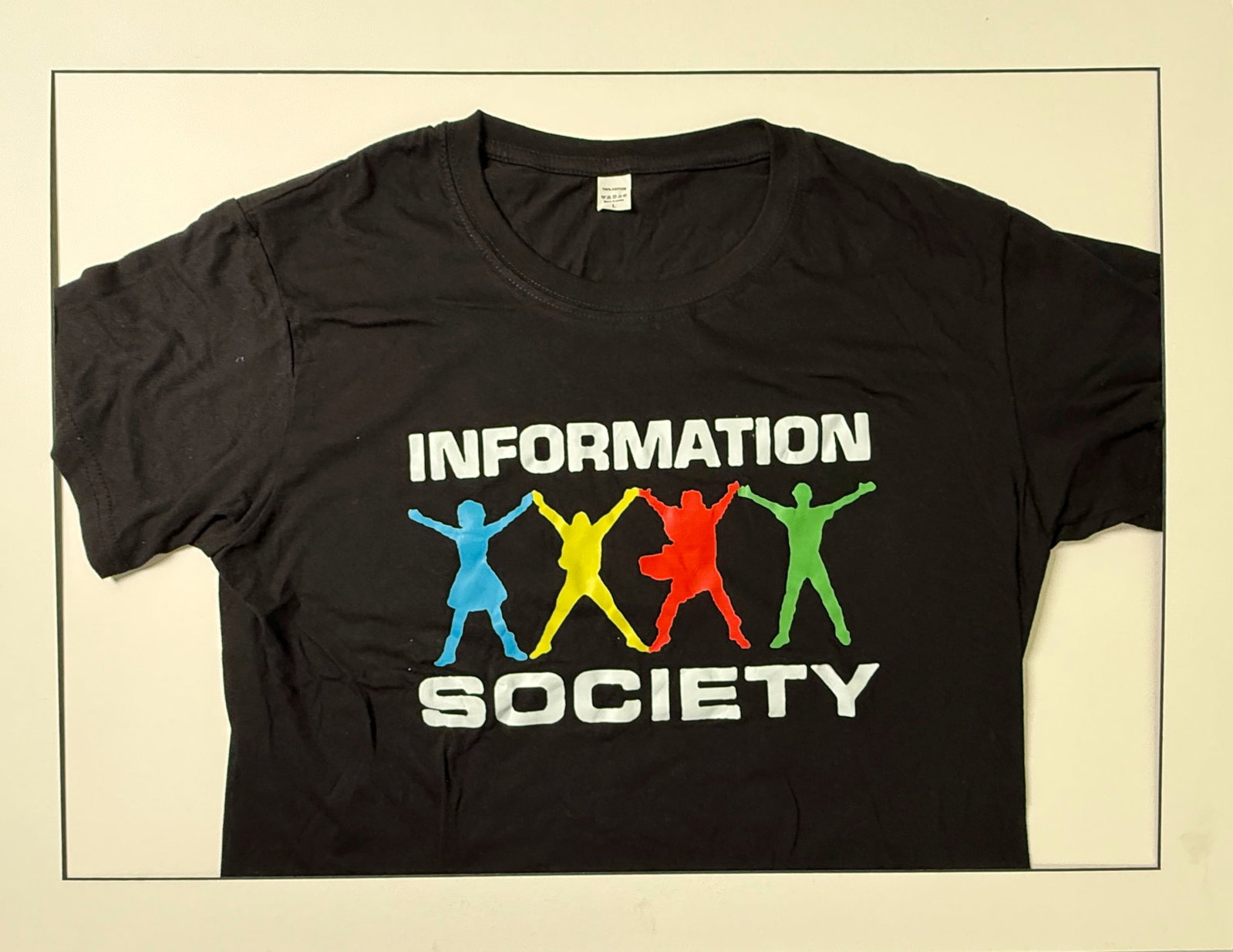 INFORMATION SOCIETY LARGE SHORT SLEEVE T-SHIRT (1 of 3)