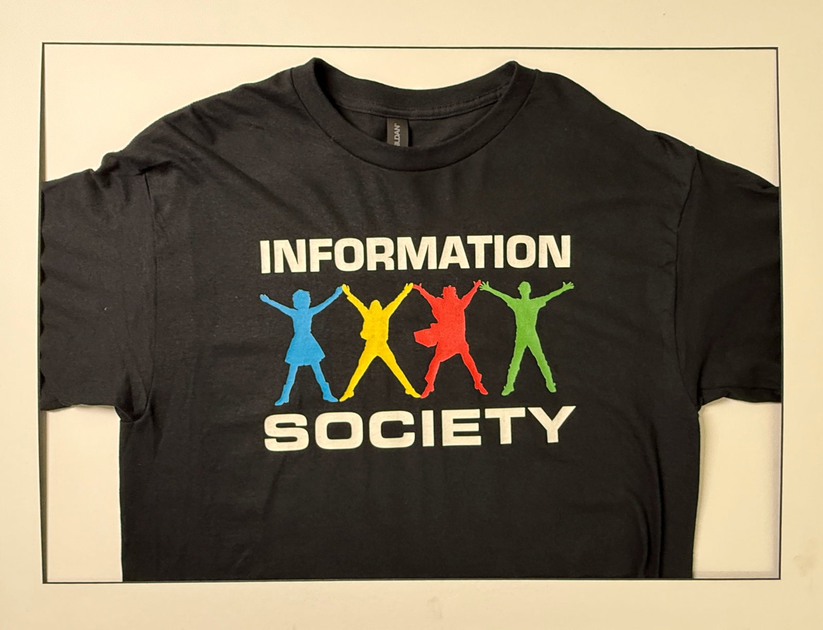 INFORMATION SOCIETY LARGE SHORT SLEEVE T-SHIRT (1 of 3)