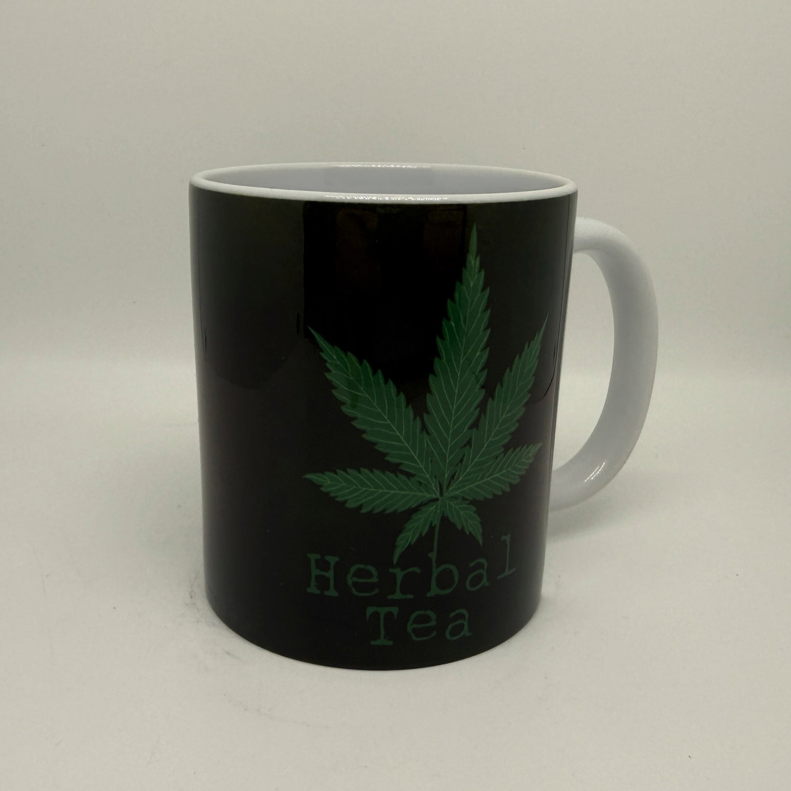 HERBAL TEA POT LEAF 11OZ COFFEE MUG (1 of 1)