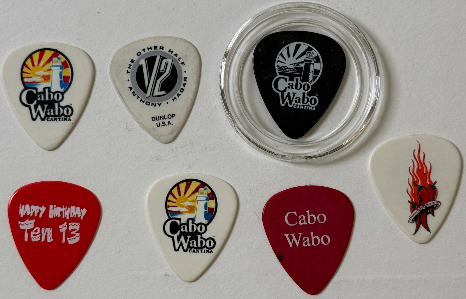 SAMMY HAGAR CABO WABO GUITAR PICK SET: SAMMY HAGAR CABO WABO GUITAR PICK SET