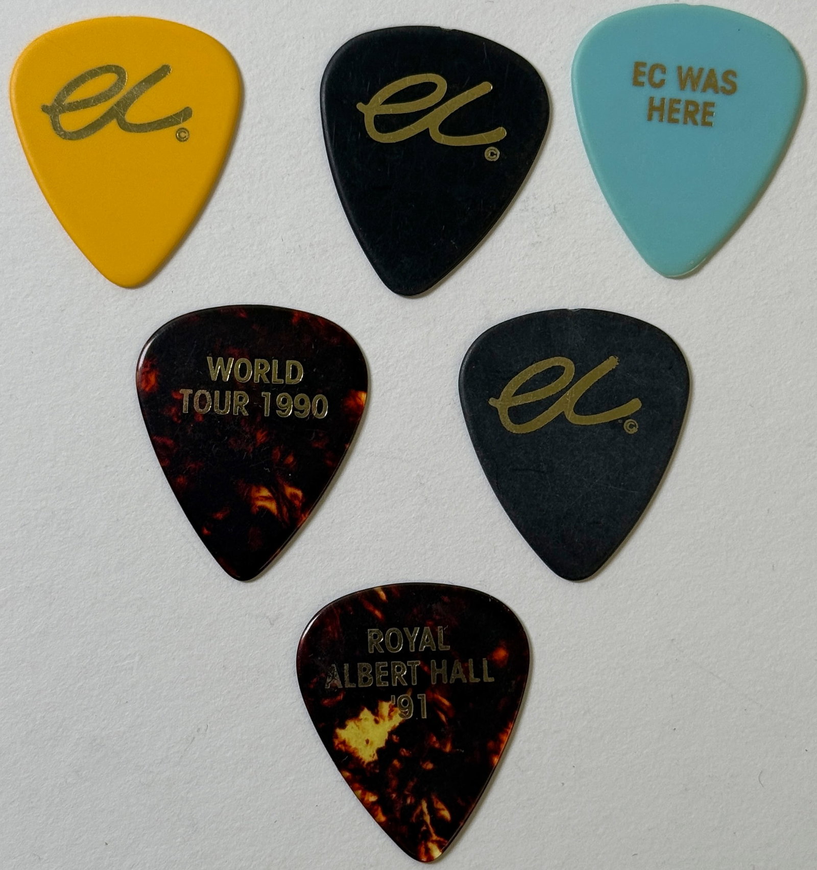 ERIC CLAPTON GUITAR PICK COLLECTION (1 of 2)