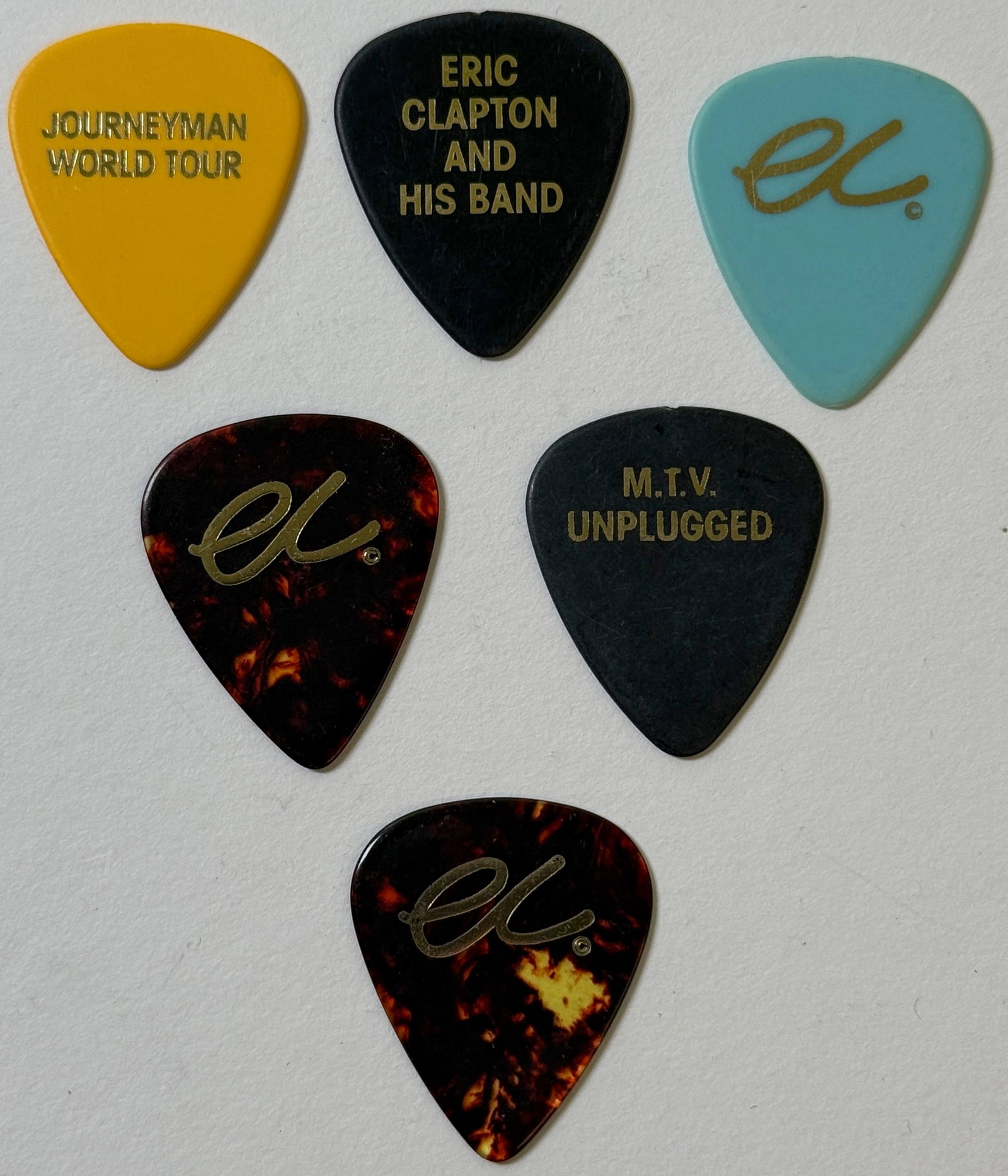ERIC CLAPTON GUITAR PICK COLLECTION - 2
