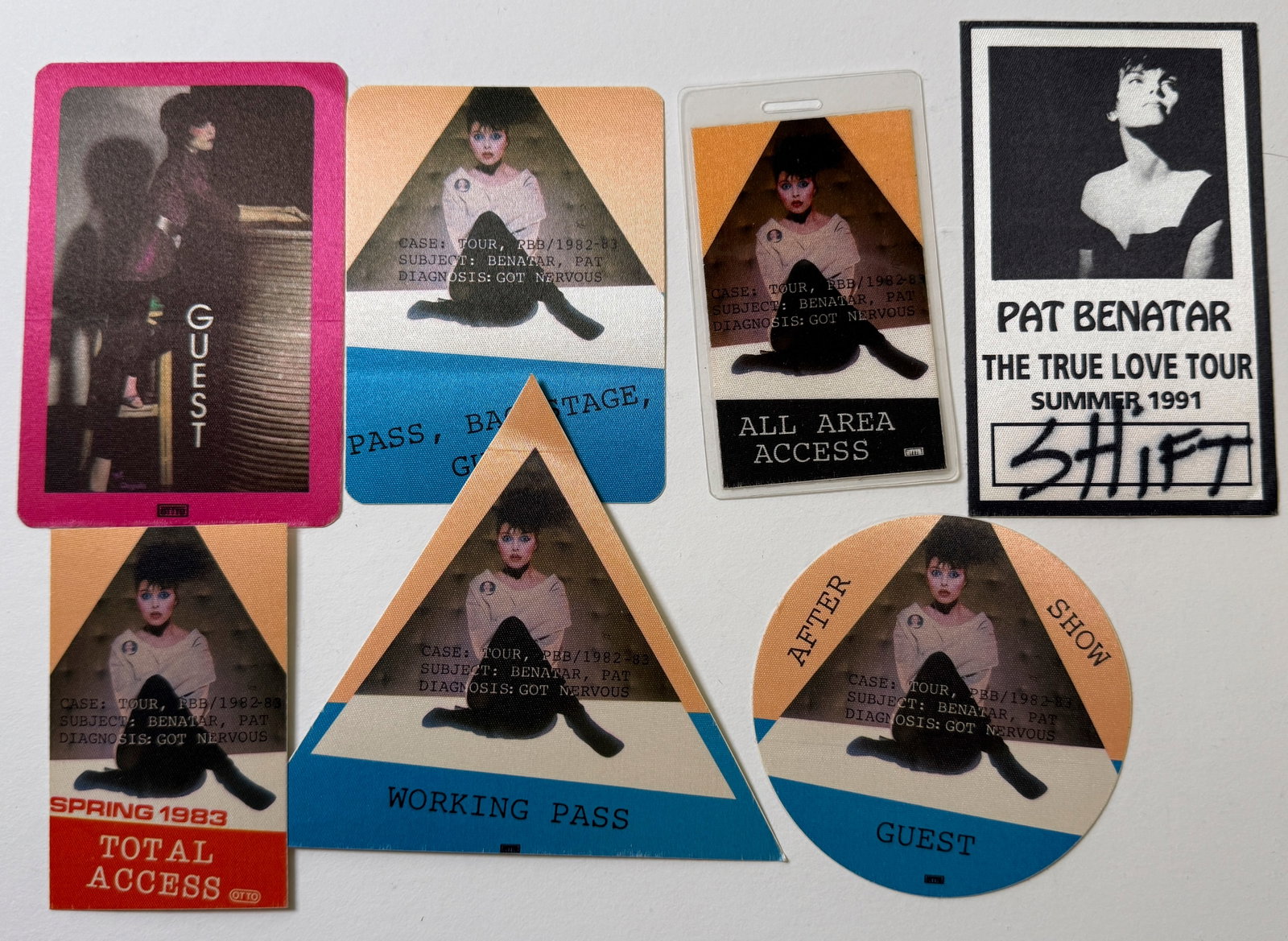 PAT BENATAR BACKSTAGE PASS SET (1 of 1)