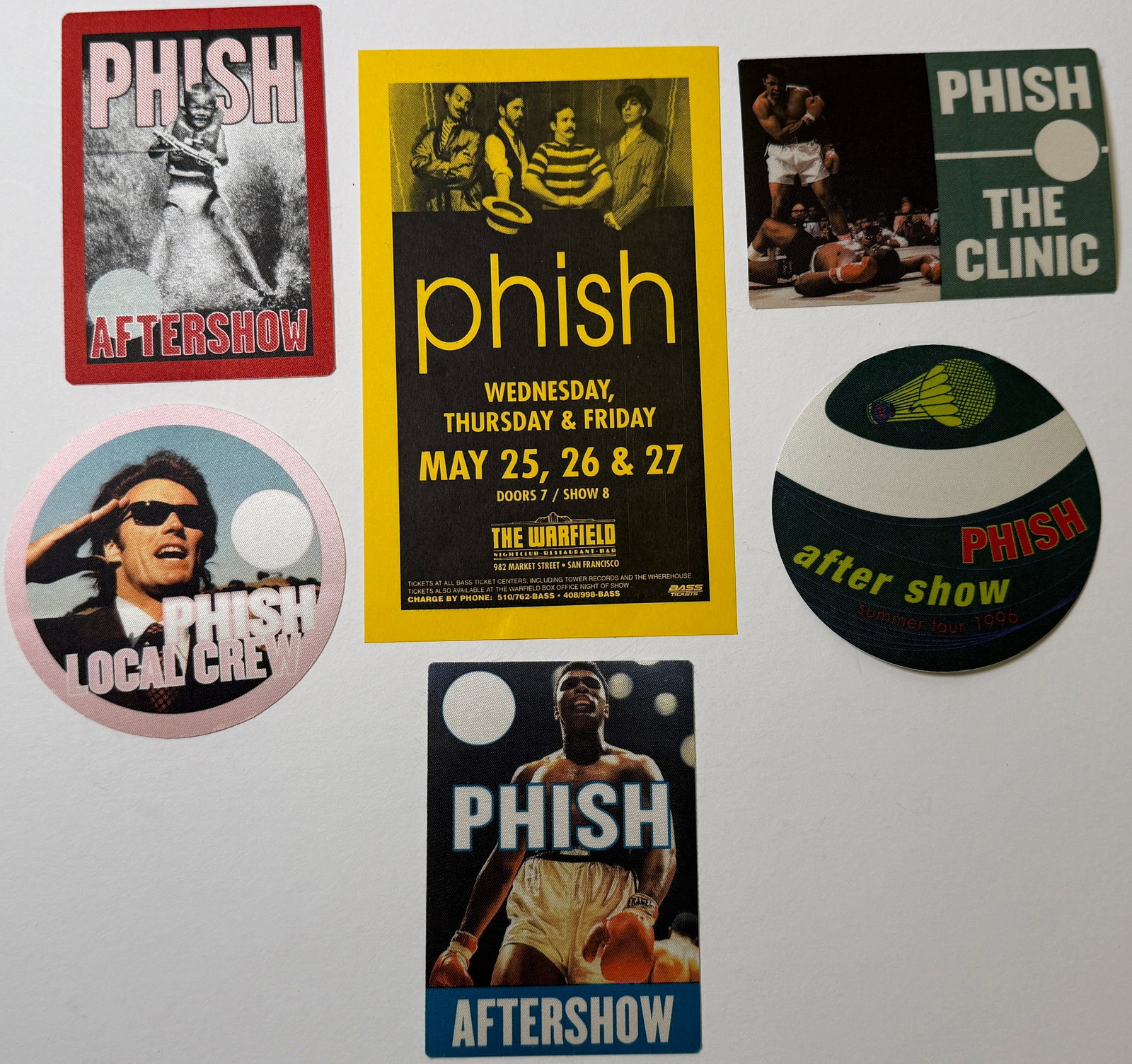 RARE PHISH BACKSTAGE PASS SET (1 of 1)