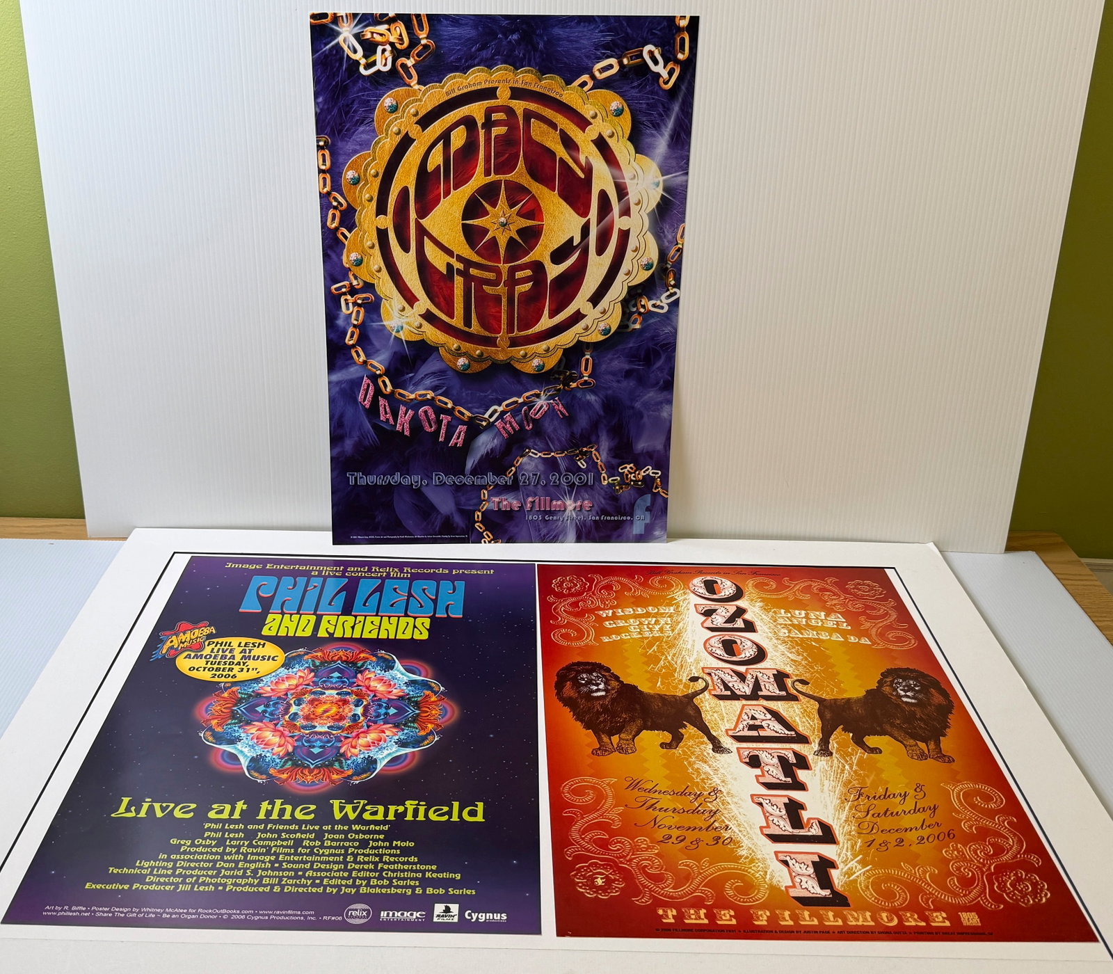 SET OF 3 BILL GRAHAM FILLMORE POSTERS WITH MACY GRAY (1 of 1)