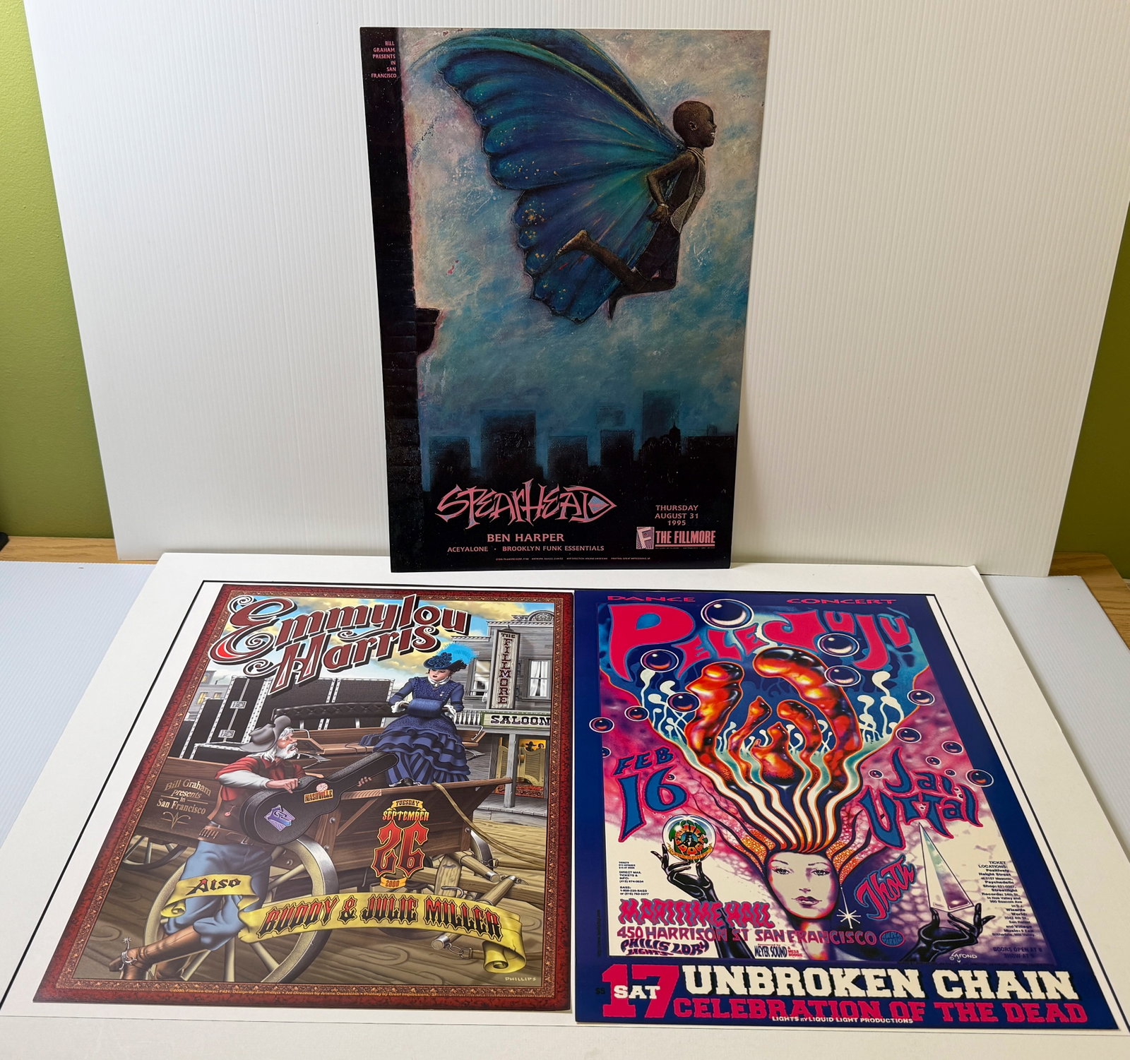 SET OF 3 BILL GRAHAM FILLMORE POSTERS WITH SPEARHEAD (1 of 1)