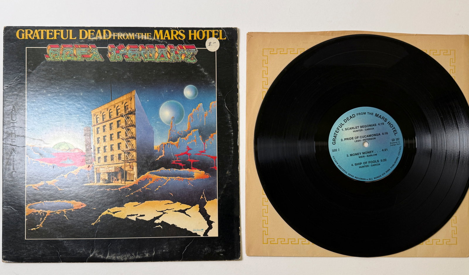 THE GRATEFUL DEAD - FROM THE MARS HOTEL ALBUM (1 of 1)