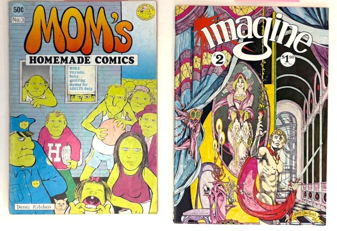 MOM’S HOMEMADE COMICS #3 & IMAGINE #2 (1 of 2)