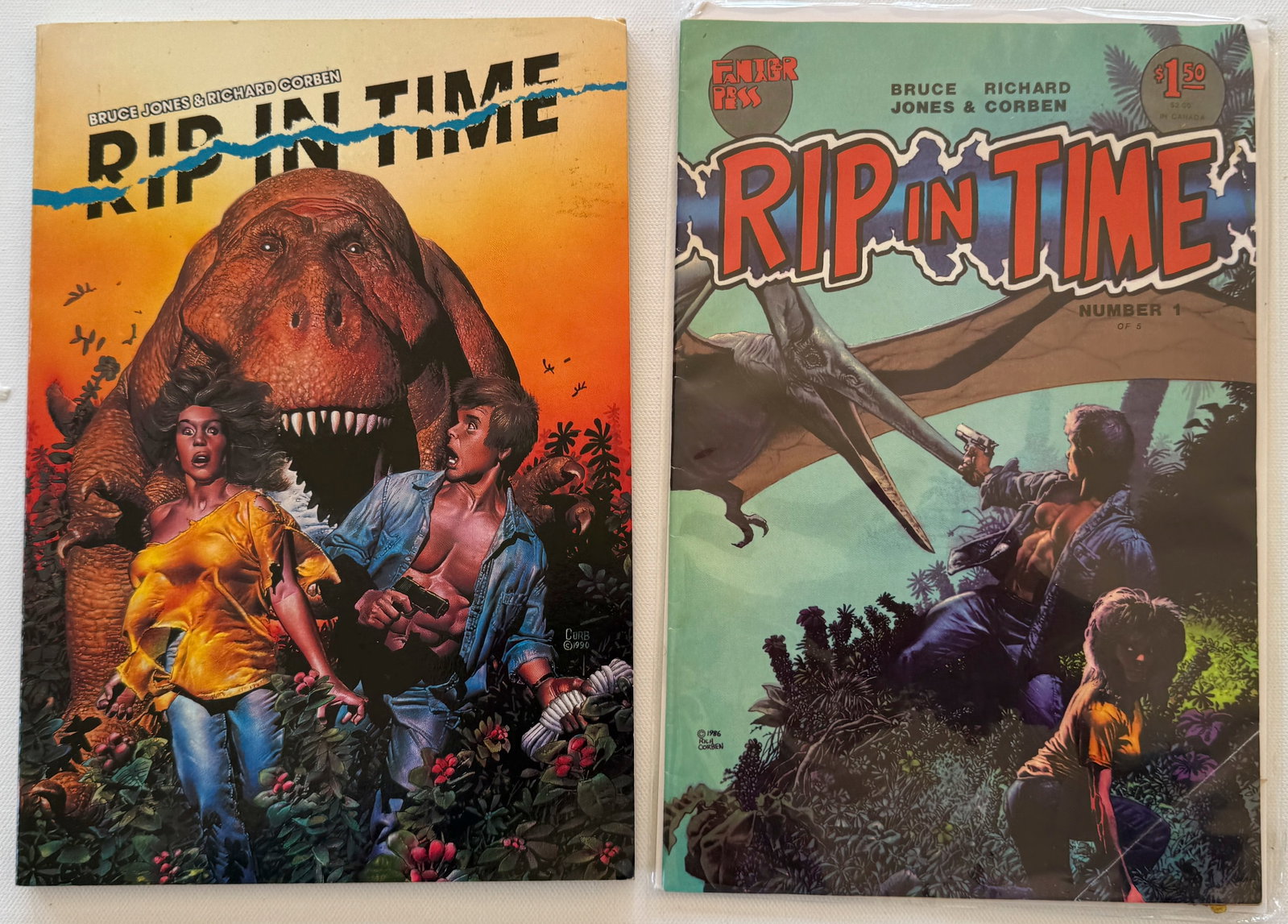 RIP IN TIME SET: RIP IN TIME SET. SOFTCOVER BOOK AND RIP IN TIME #1