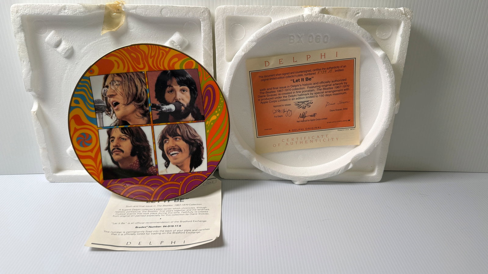BEATLES PLATE - Delphi - LET IT BE. #6 - 2
