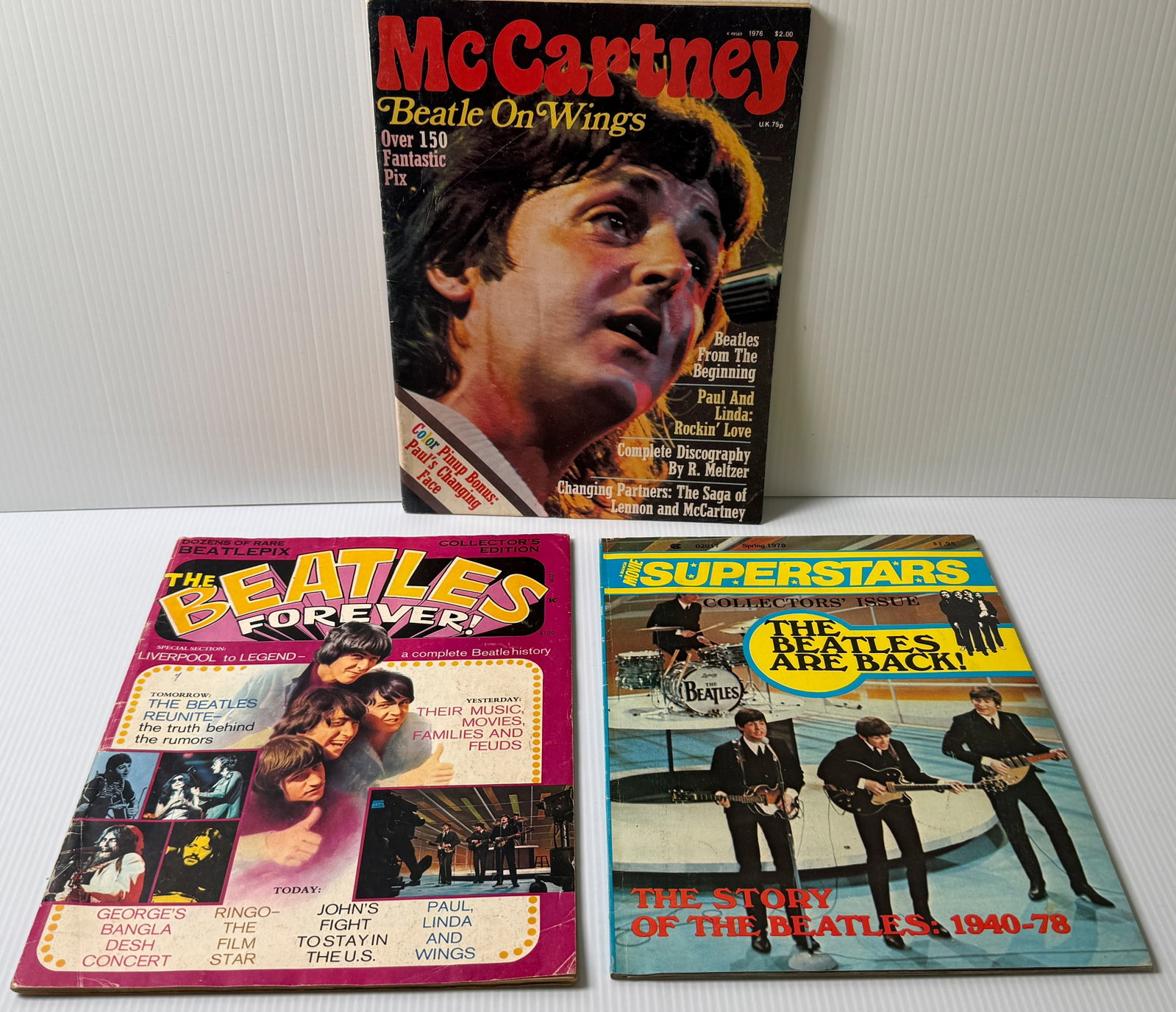 THREE VINTAGE BEATLES FAN MAGAZINES (1 of 5)