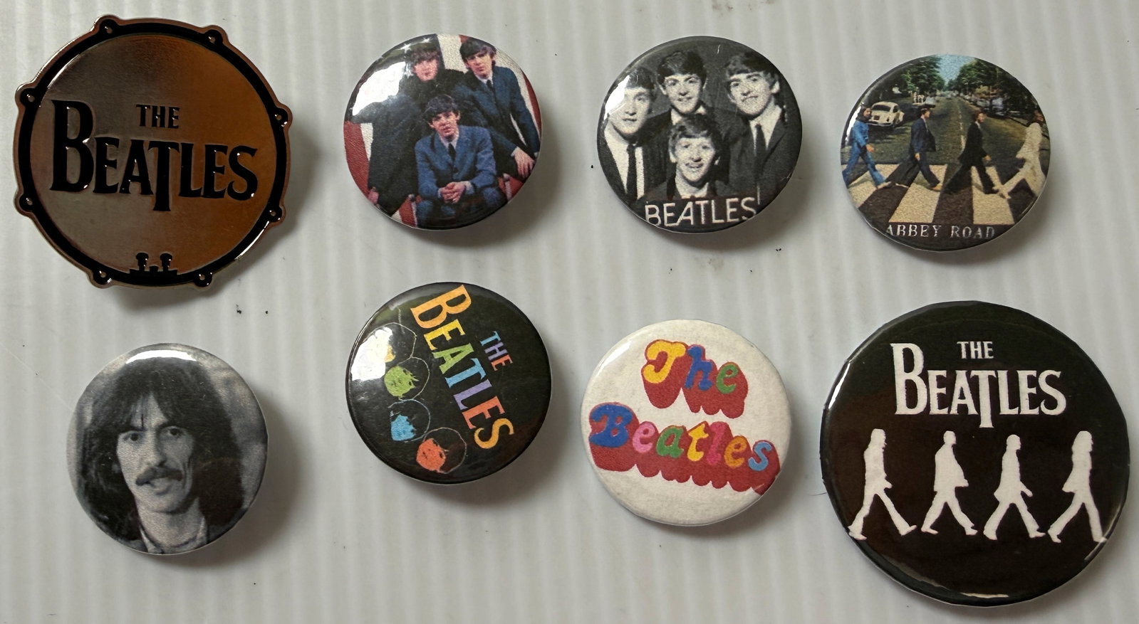 BEATLES BUTTON SET (1 of 1)