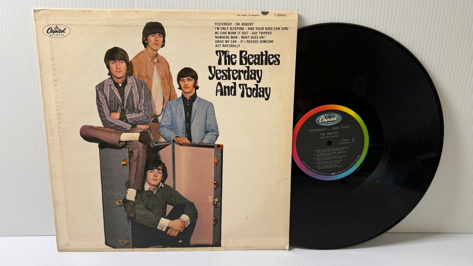YESTERDAY AND TODAY - TRUNK COVER - MONO - SCRANTON: YESTERDAY AND TODAY - TRUNK COVER - MONO - SCRANTON. NOT BUTCHER COVER. NM