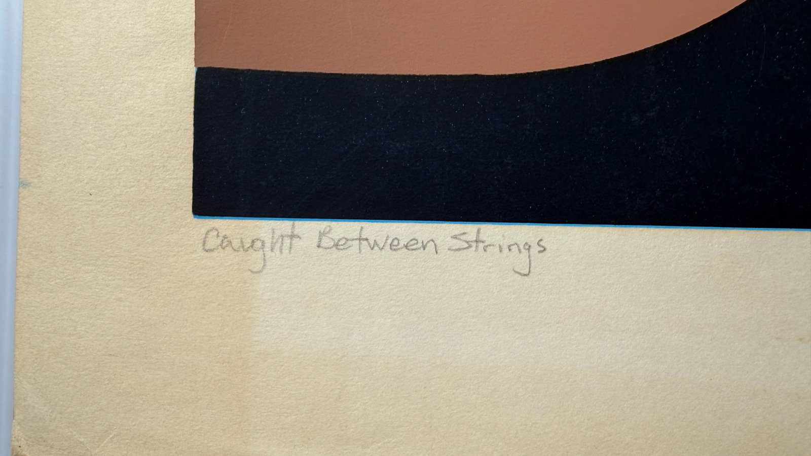 CAUGHT BETWEEN STRINGS - ORIGINAL SIGNED ART - SCREEN PRINT - 2