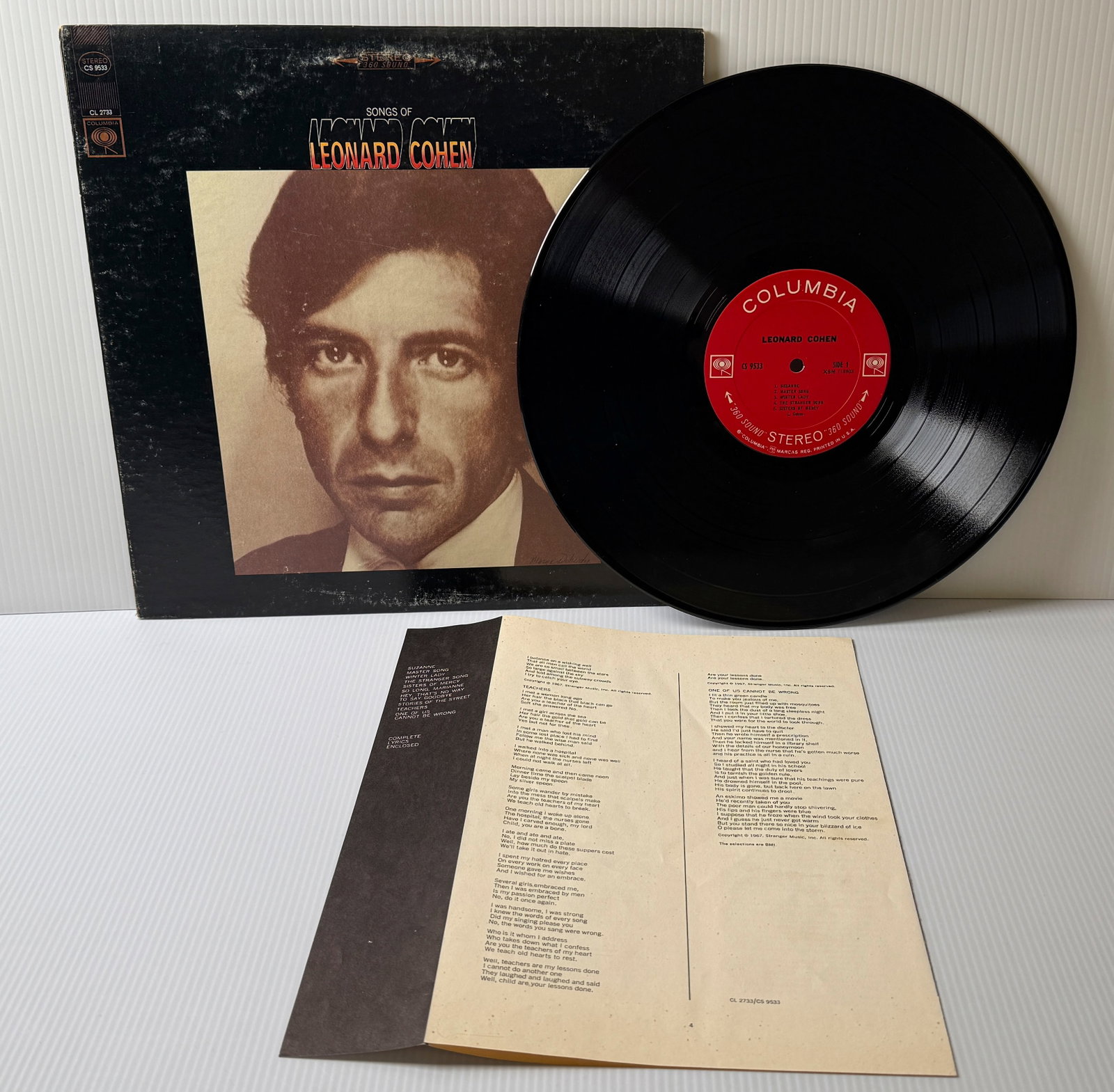 SONGS OF LEONARD COHEN W/INSERT (1 of 1)
