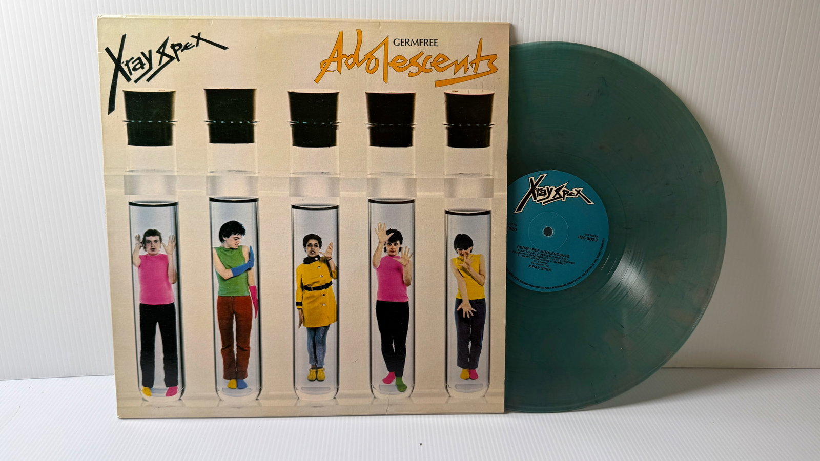 X-Ray Spex - Germfree Adolescents: X-Ray Spex - Germfree Adolescents ($63-160) GREEN VINYL